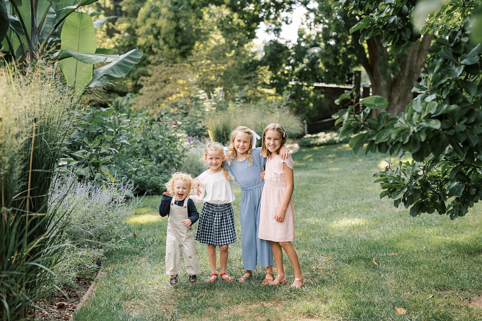 Chadds Ford PA Family Photographer Longwood Gardens Family