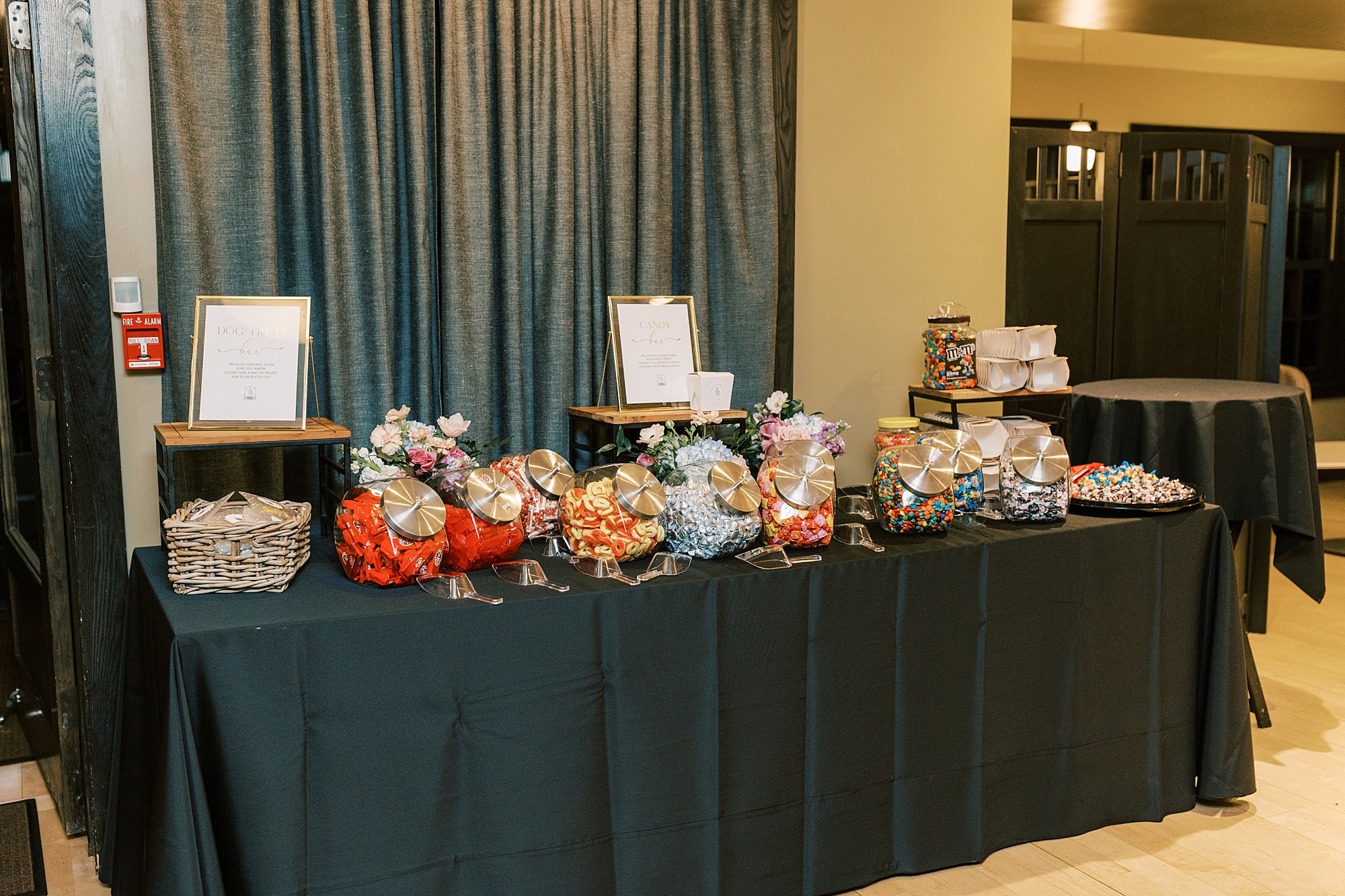 love is sweet candy bar for wedding reception 