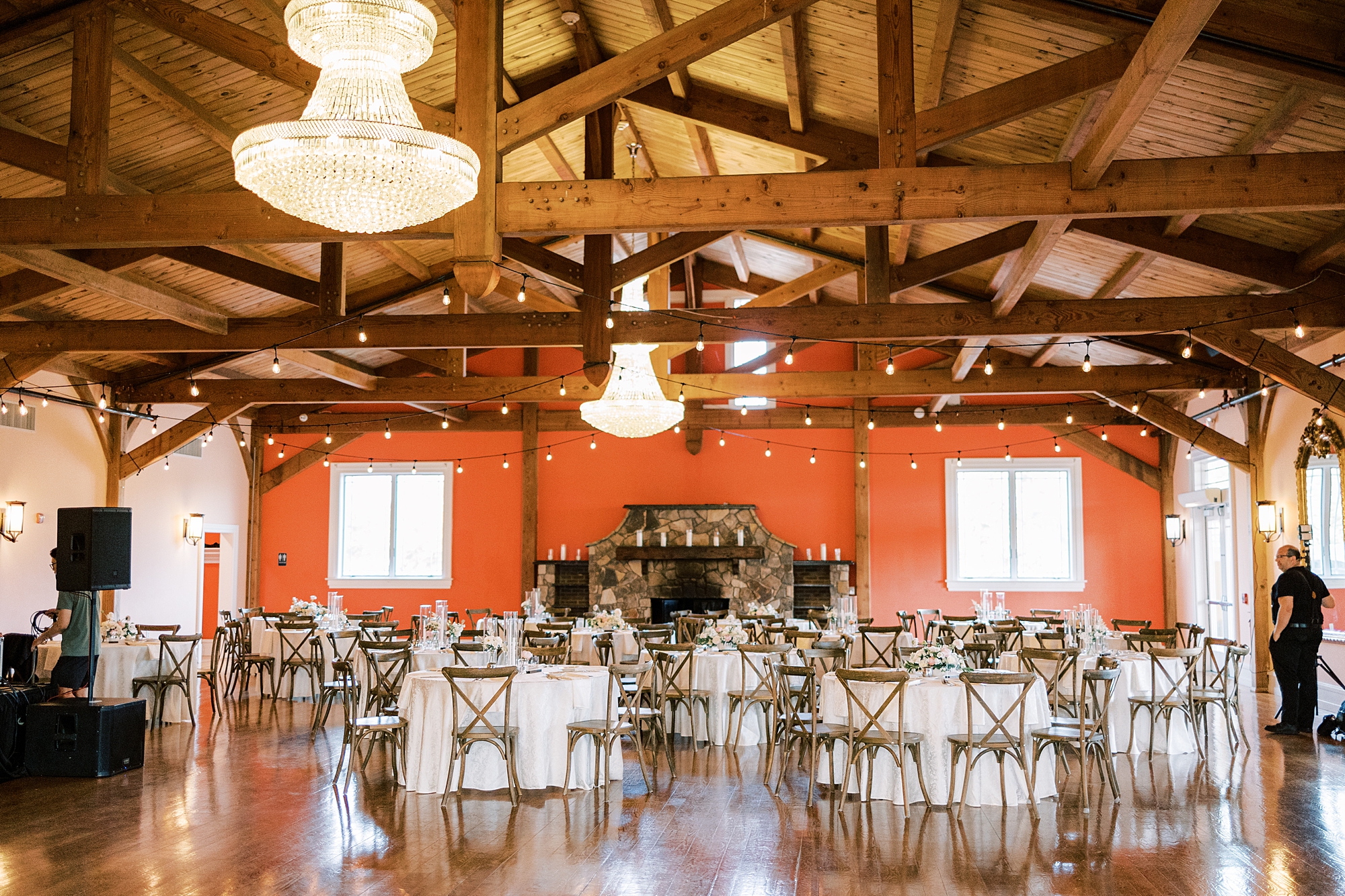 wedding reception at Willow Creek Winery